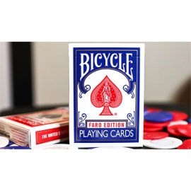 Mazzo di carte Limited Edition Bicycle Faro (Blue) Playing Cards