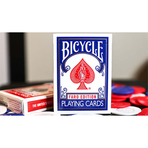 Mazzo di carte Limited Edition Bicycle Faro (Blue) Playing Cards