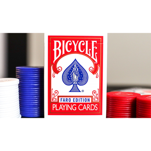 Mazzo di carte Limited Edition Bicycle Faro (Red) Playing Cards
