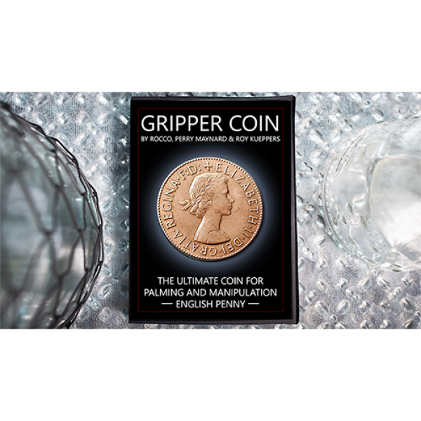 Gripper Coin (Single/ English Penny) by Rocco Silano