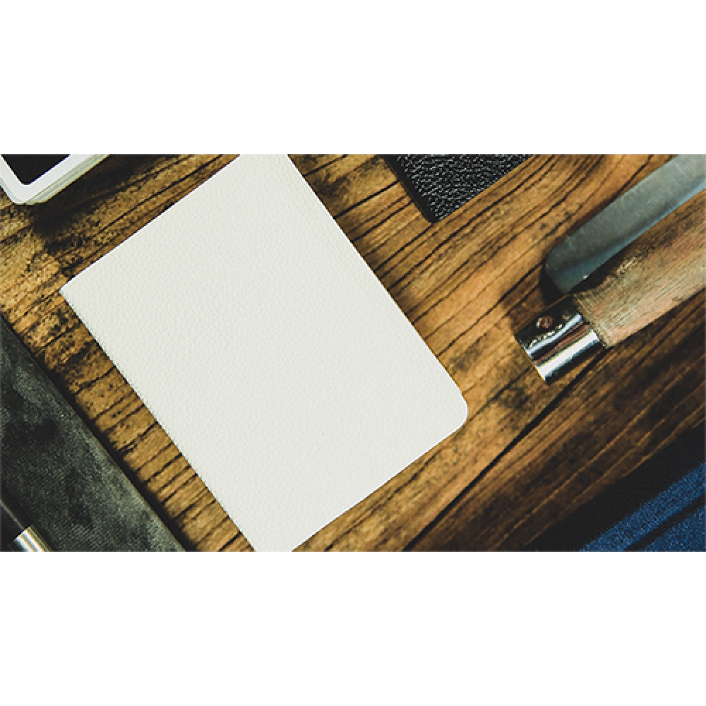 Litchi Grain Leather Clip (Ivory) by TCC - Card Clip