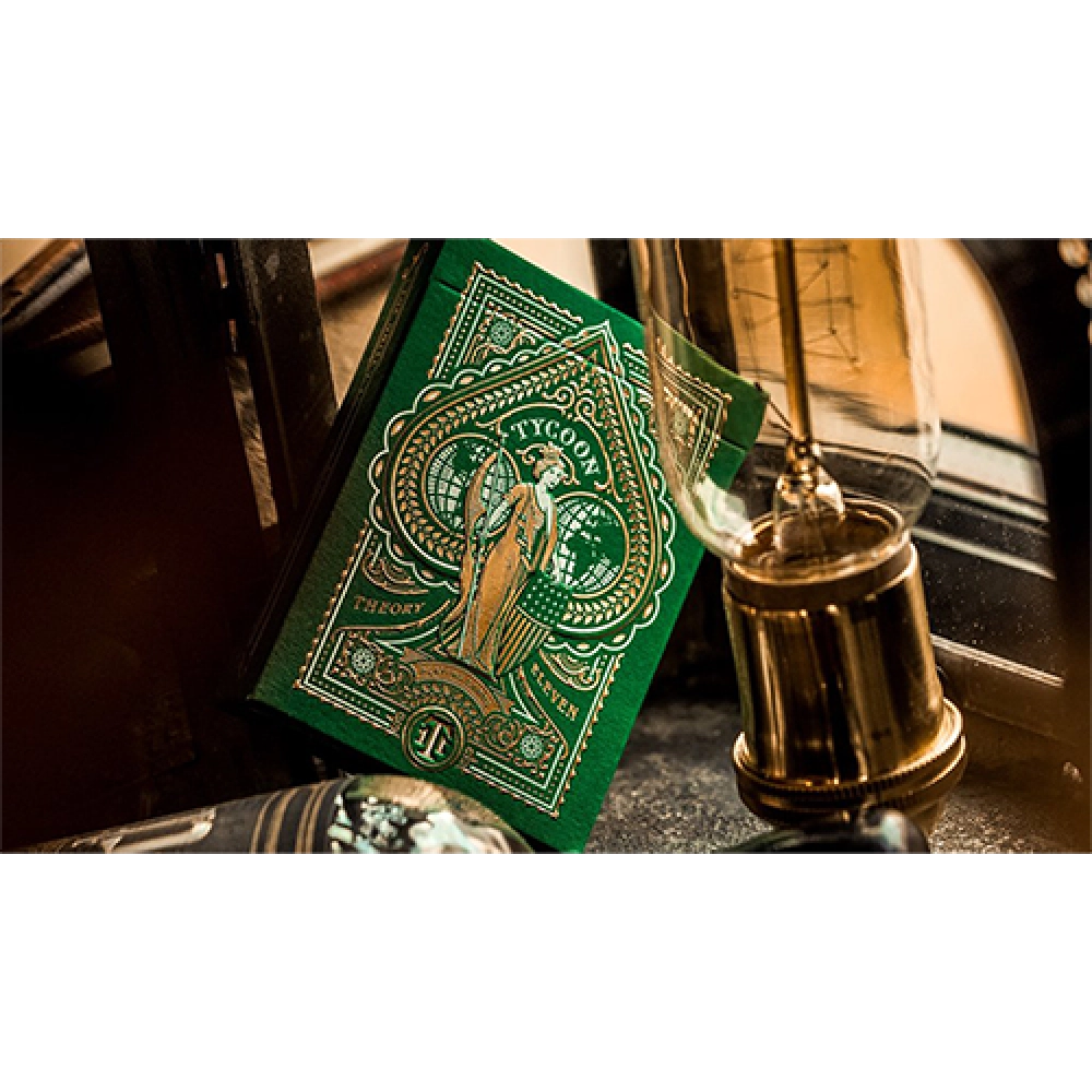 Mazzo di carte Limited Edition Green Tycoon Playing Cards by theory11