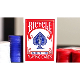 Mazzo di carte Limited Edition Gilded Bicycle Faro (Red) Playing Cards