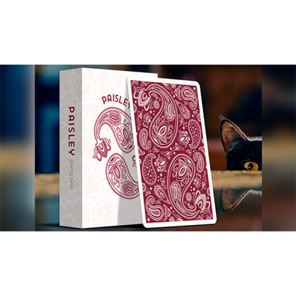 Mazzo di carte Limited Edition Paisley (Ruby Red) Playing Cards