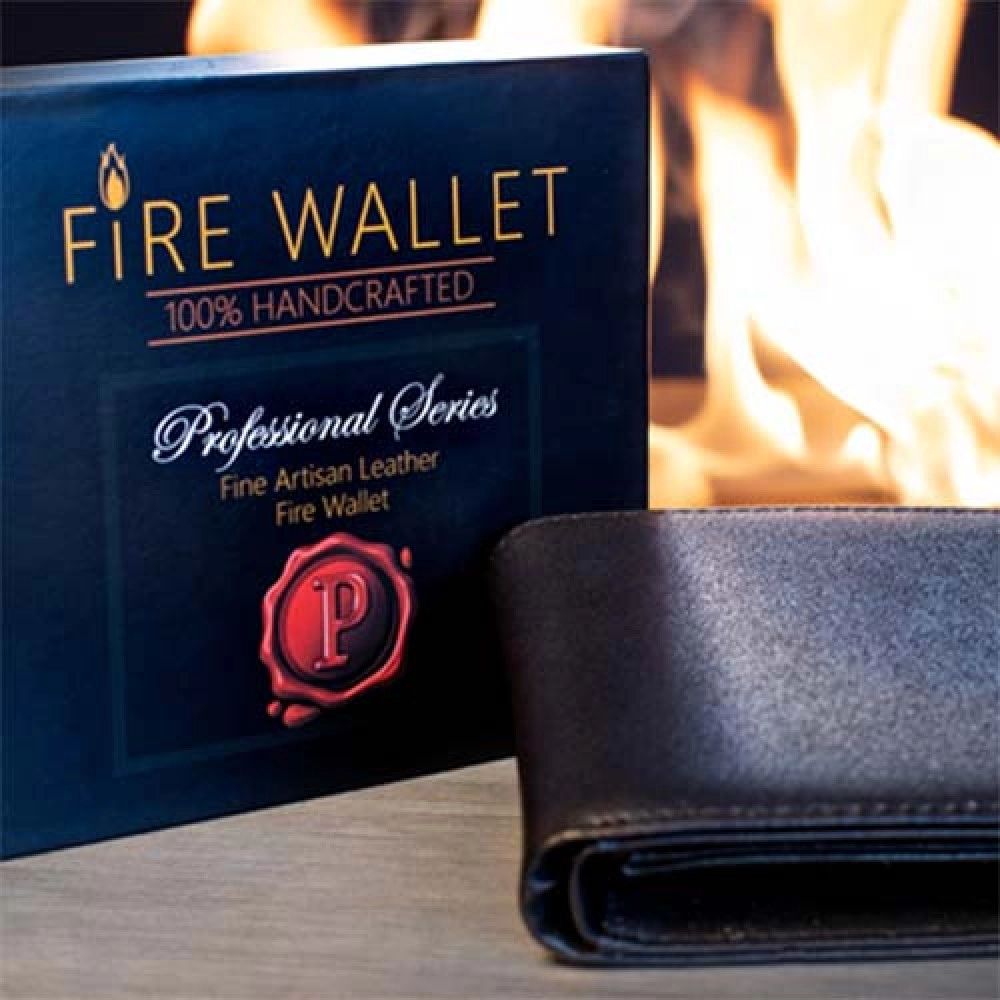 The Professional's Fire Wallet (Gimmick and Online Instructions) by Murphy's Magic Supplies Inc.