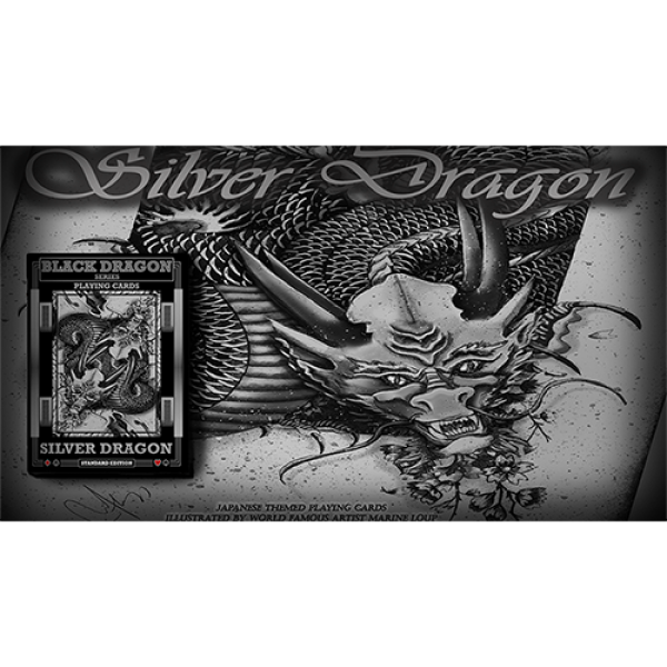 Mazzo di carte Silver Dragon (Standard Edition) Playing Cards by Craig Maidment