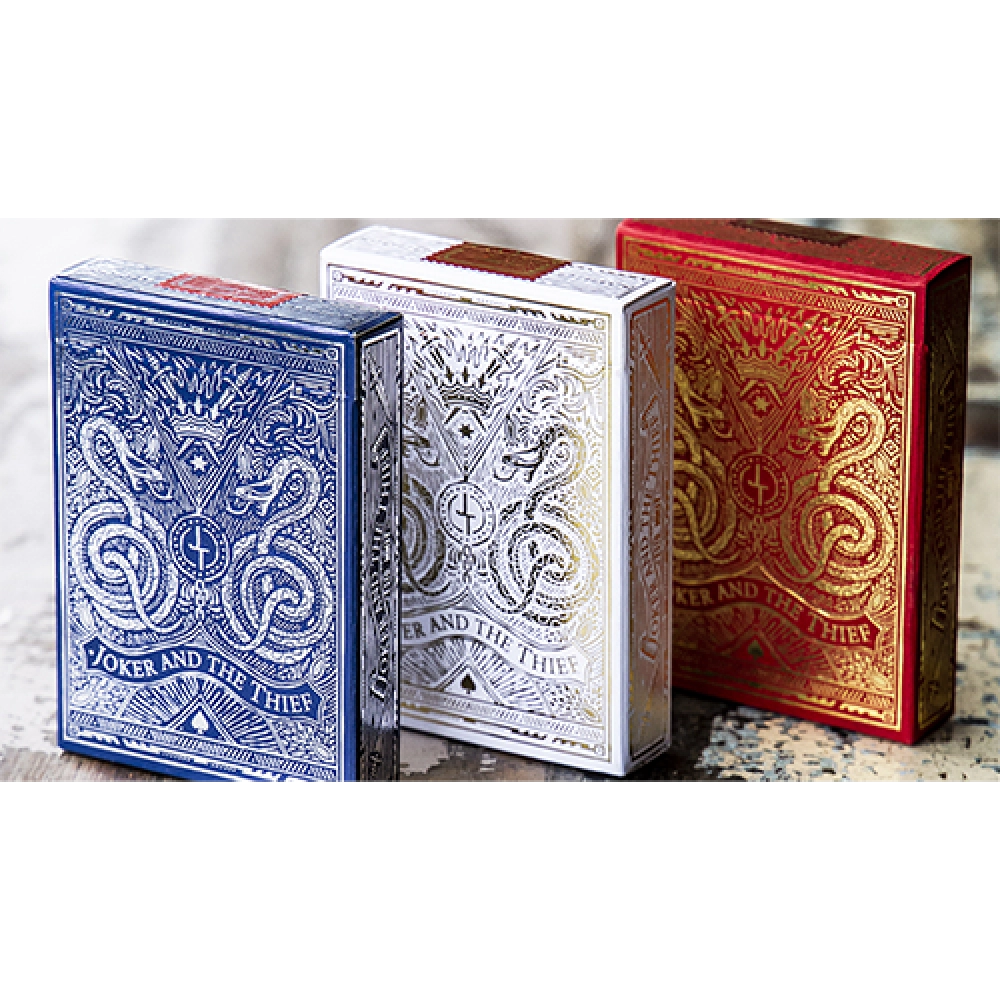 Mazzo di carte White Gold Edition Playing Cards by Joker and the Thief
