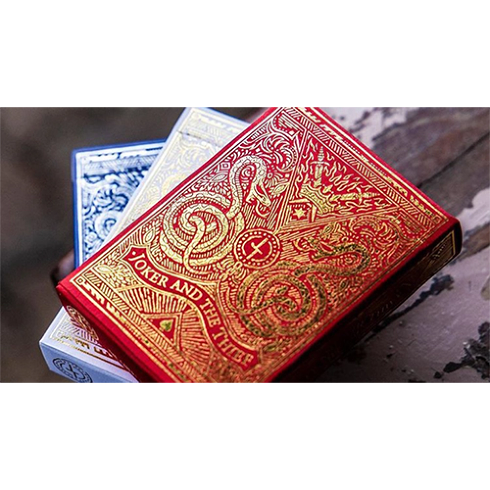 Mazzo di carte Blood Red Edition V1 Playing Cards by Joker and the Thief