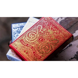 Mazzo di carte Blood Red Edition V1 Playing Cards by Joker and the Thief
