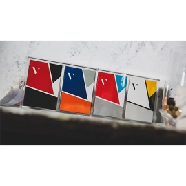 Crystal Playing Card Display 4 Deck Case by TCC