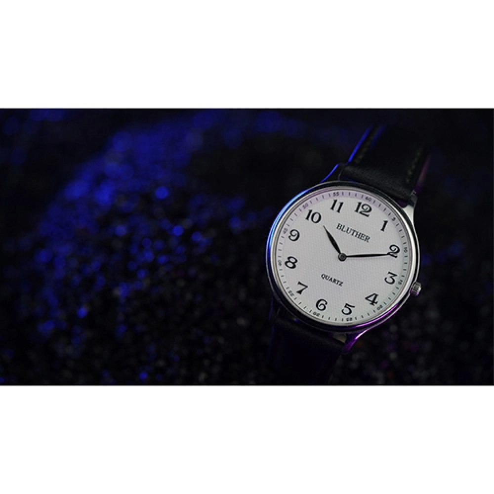 Infinity Watch V3 - Silver Case White Dial / STD Version (Gimmick and Online Instructions) by Bluether Magic