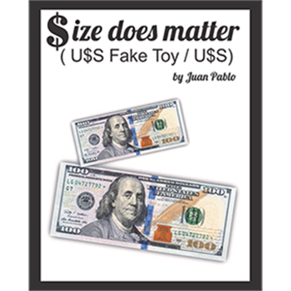 Size Does Matter USD (Gimmicks and Online Instructions) by Juan Pablo Magic