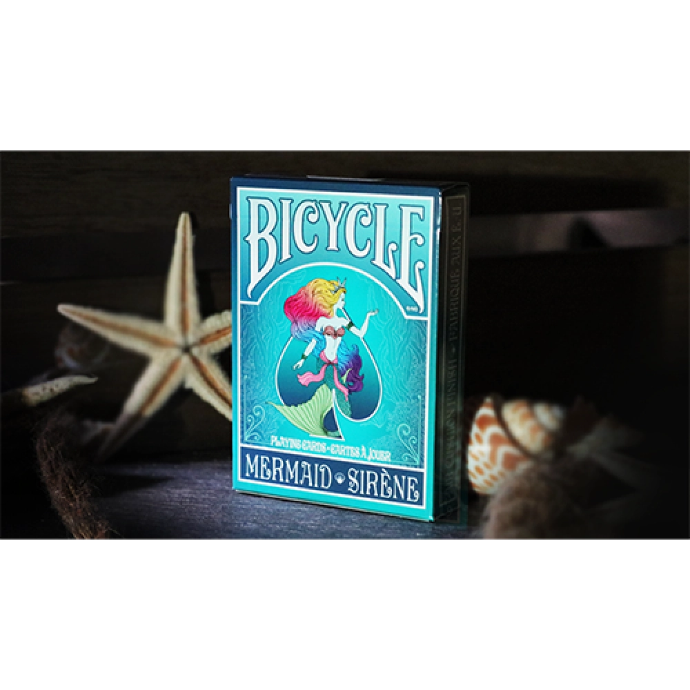 Mazzo di carte Mermaid Playing Cards (Turquoise) by US Playing Card Co