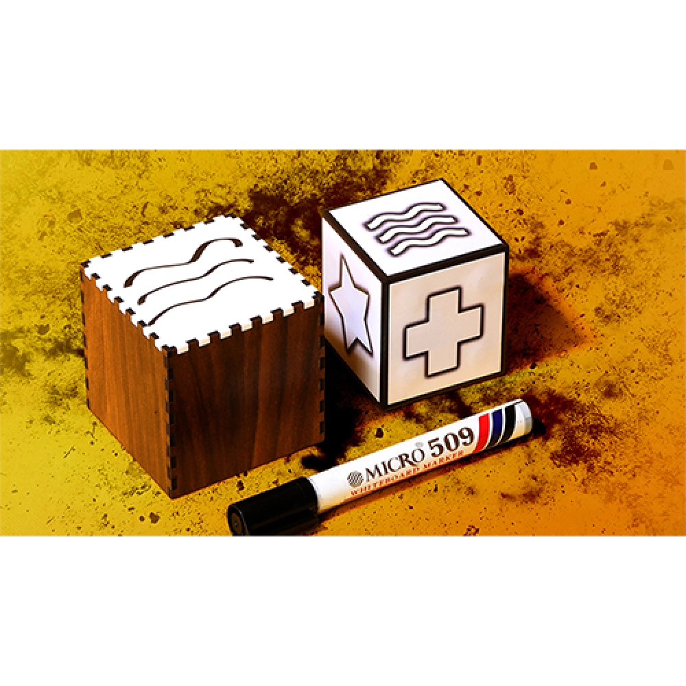 GALAXY CUBE SHAPE by Tora Magic