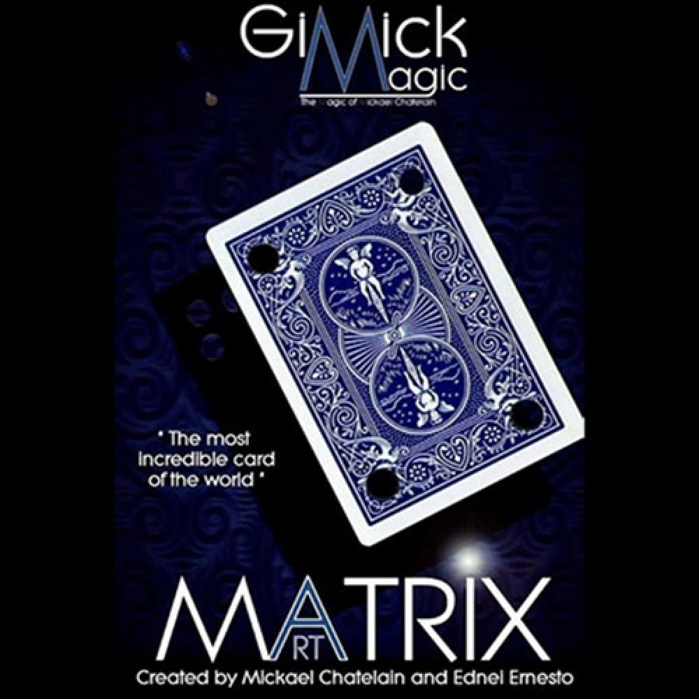 MATRIX ART Blue by Mickael Chatelain