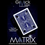 MATRIX ART Blue by Mickael Chatelain