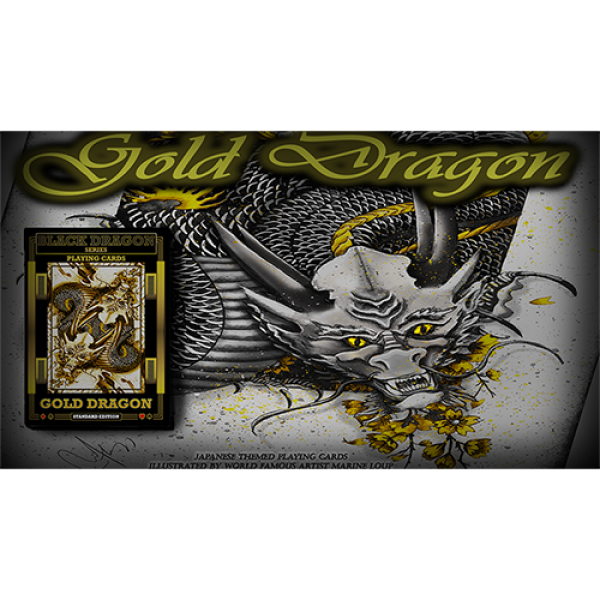 Mazzo di carte Gold Dragon (Standard Edition) Playing Cards by Craig Maidment