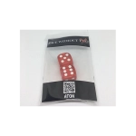 Dice Without Two CLEAR RED (2 Dice Set)