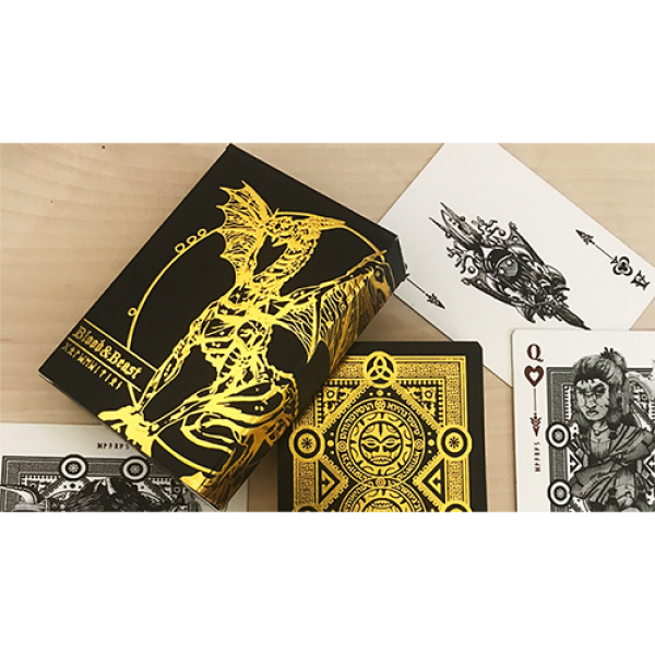 Mazzo di carte Blood and Beast (Gold-Gilded) Playing Cards