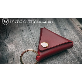 Limited Edition SansMinds Worker's Collection: Coin Pouch Red (Half Dollar Size)