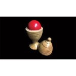 Deluxe Wooden Ball Vase by Merlins Magic