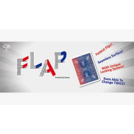 Modern Flap Card PHOENIX (Red to Blue Face Card) by Hondo