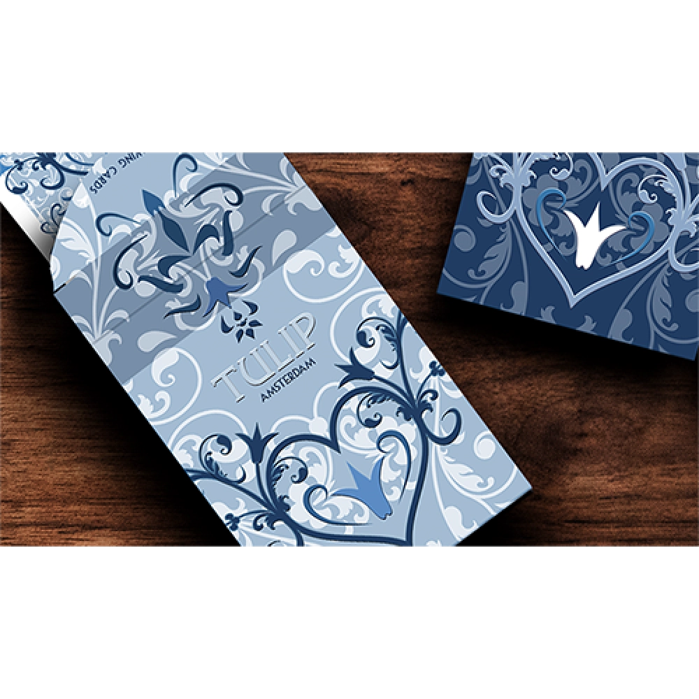 Mazzo di carte Tulip Playing Cards (Light Blue) by Dutch Card House Company