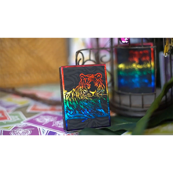 Mazzo di Carte The Hidden King Rainbow Luxury Edition Playing Cards by BOMBMAGIC