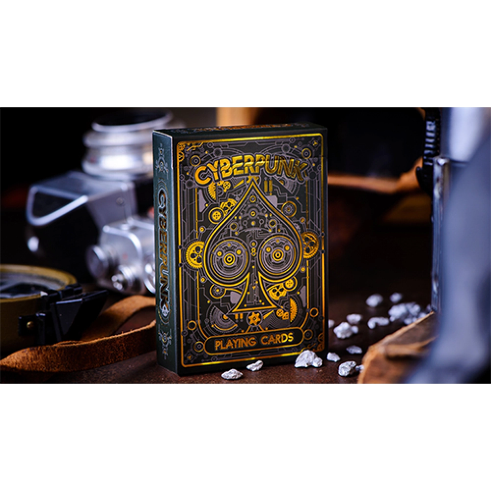 Mazzo di carte Cyberpunk Gold by Elephant Playing Cards