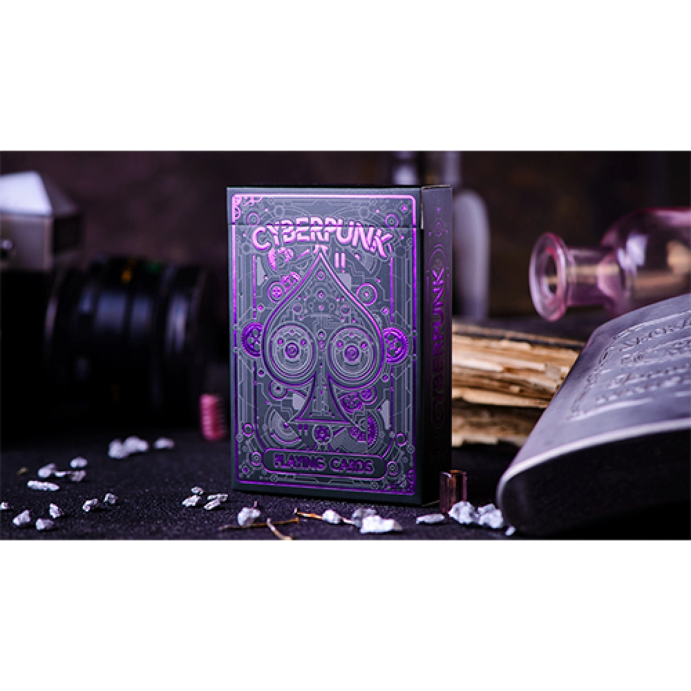 Mazzo di carte Cyberpunk Purple by Elephant Playing Cards