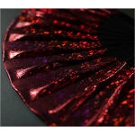 Appearing SnowStorming Fan V2 (Red Hologram) by Victor Voitko (Gimmick and Online Instructions)