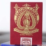 Mazzo di carte Limited Late 19th Century Square Faro (Red) Playing Cards