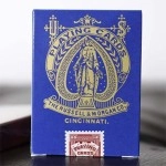 Mazzo di carte Limited Late 19th Century Square Faro (Blue) Playing Cards