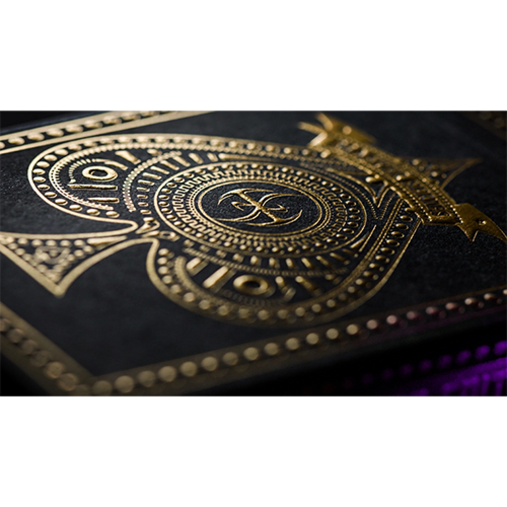 Mazzo di carte Deluxe Foiled Limited Edition Dark Lordz Royale (Purple) by De'vo