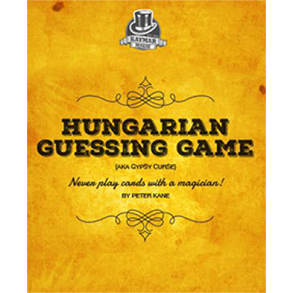 Hungarian Guessing Game AKA Gypsy Curse (Gimmicks and Online Instructions) by Kaymar Magic