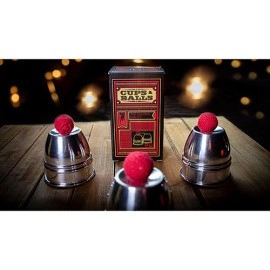 CUPS and BALLS Aluminum (Gimmicks and Instructions) by Murphy's Magic