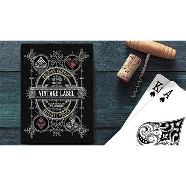 Mazzo di carte Vintage Label Playing Cards (Premie...
