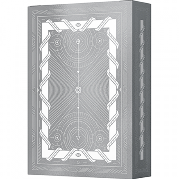Mazzo di carte White Monolith Playing Cards by Gio...