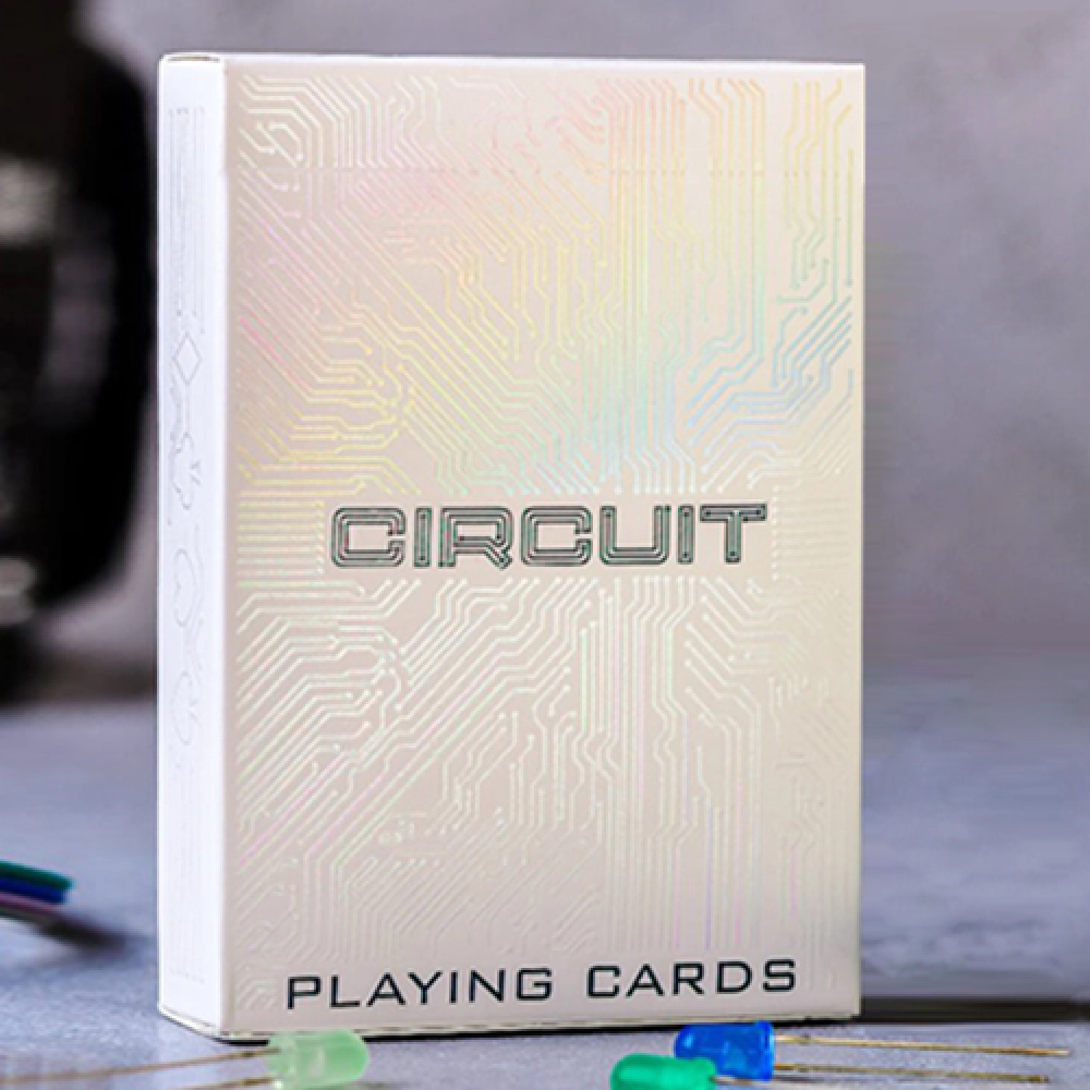 Mazzo di carte Circuit (White) by Elephant Playing Cards