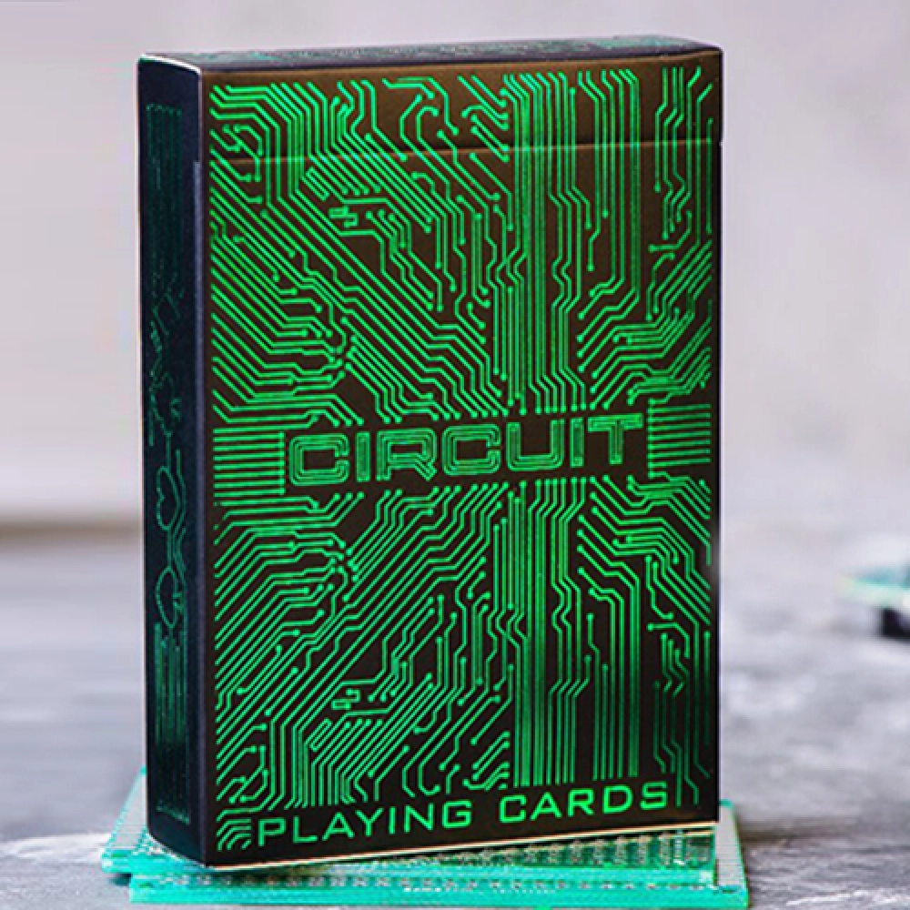 Mazzo di carte Circuit (Green) by Elephant Playing Cards