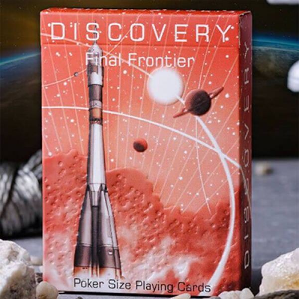 Mazzo di carte Discovery Final Frontier (Red) Playing Cards by Elephant Playing Cards