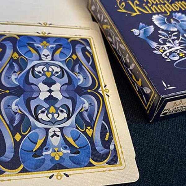 Mazzo di carte 5th Kingdom Semi-Transformation (Player Edition Gilded Blue 2 Way) Playing Cards