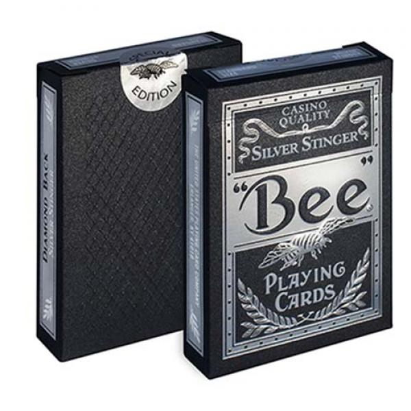 Mazzo di carte Bee Silver Stinger Playing Cards by...