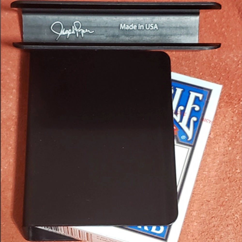 The Porper Card Clip (Black) Flat-Spine by Joe Porper
