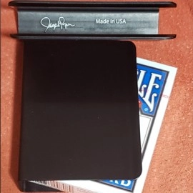 The Porper Card Clip (Black) Flat-Spine by Joe Porper