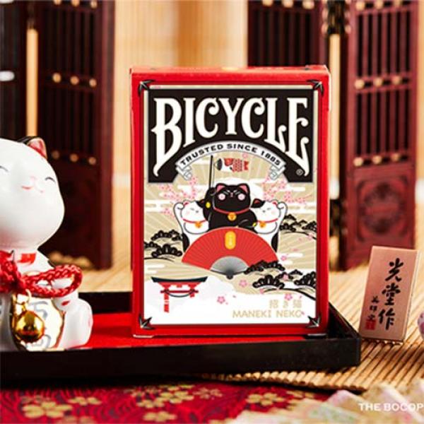 Mazzo di carte Bicycle Maneki Neko (RED) Playing C...