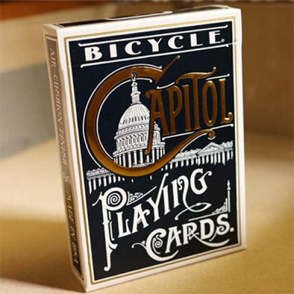 Mazzo di carte Bicycle Capitol (BLACK) Playing Cards by US Playing Card