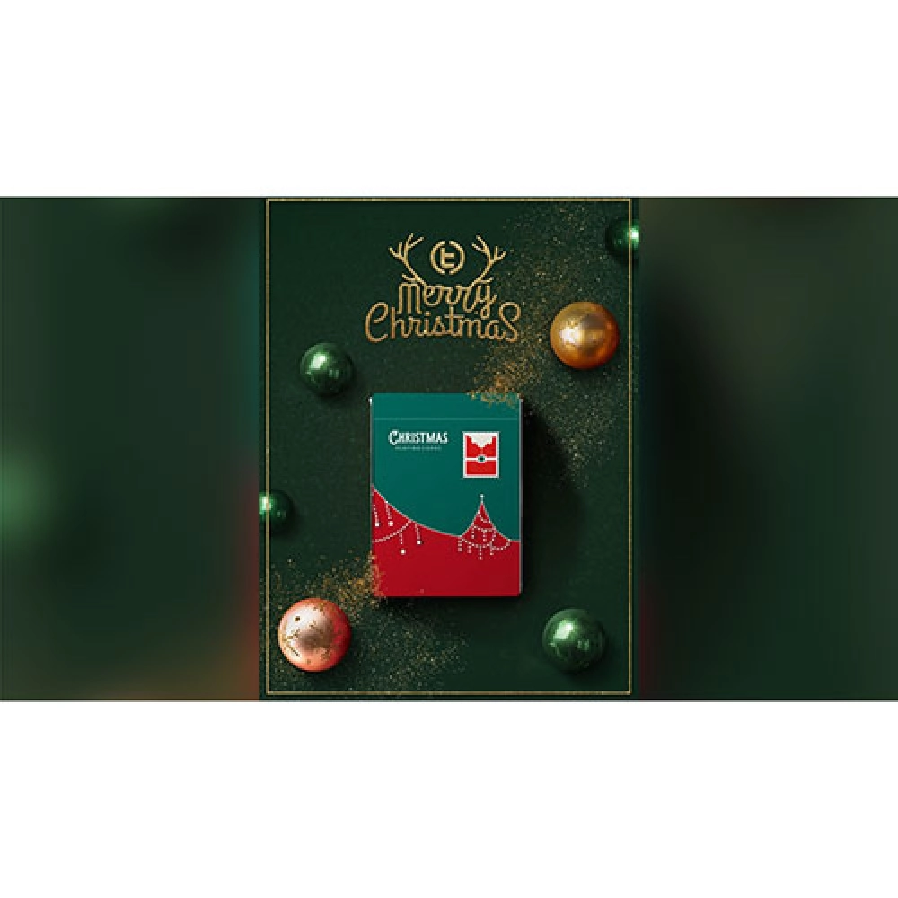Mazzo di carte Christmas Playing Cards (Green) by TCC