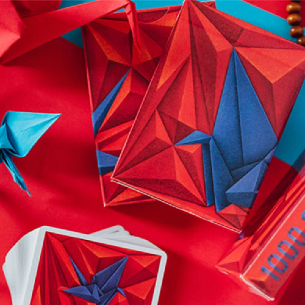 Mazzo di carte 1000 Cranes Playing Cards by Riffle Shuffle