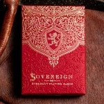 Mazzo di carte Sovereign STD Red Playing Cards by Jody Eklund